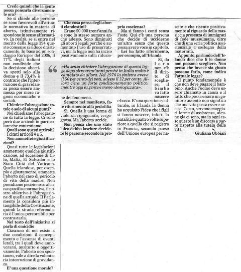 Articolo 21 Ottobre 2009 (2)