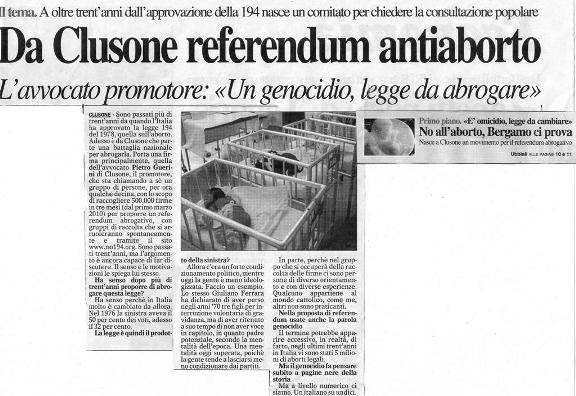 Articolo 21 Ottobre 2009