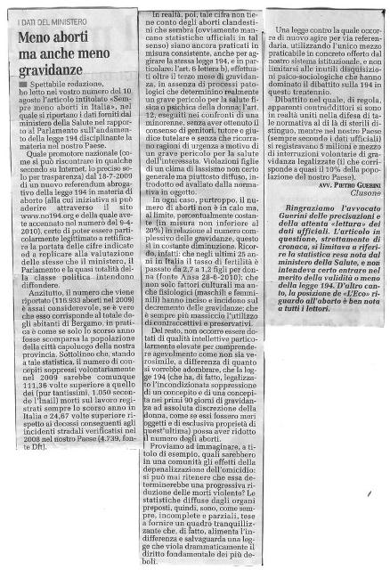 Articolo 30 Agosto