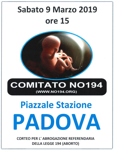 Corteo Padova 9 marzo 2019