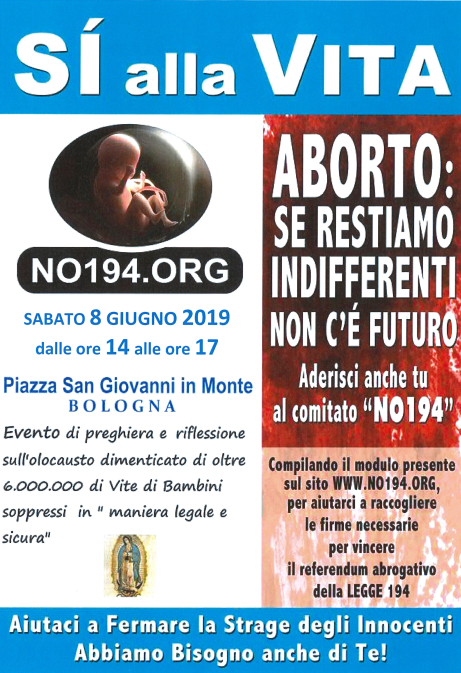 Evento 8 giugno 2019